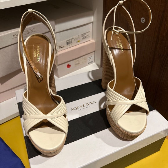 Never Worn Aquazzura Sundance platform heel 140 - Picture 2 of 5